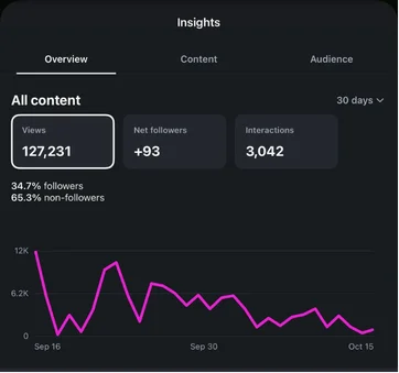 Instagram insights